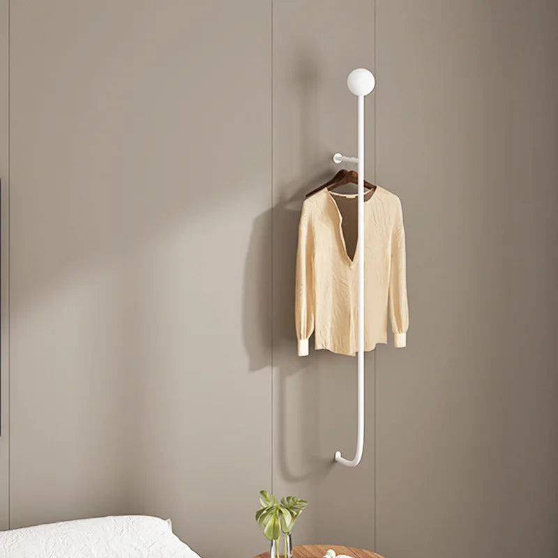 decorative metal wall mounted coat rack for nordic men's clothing