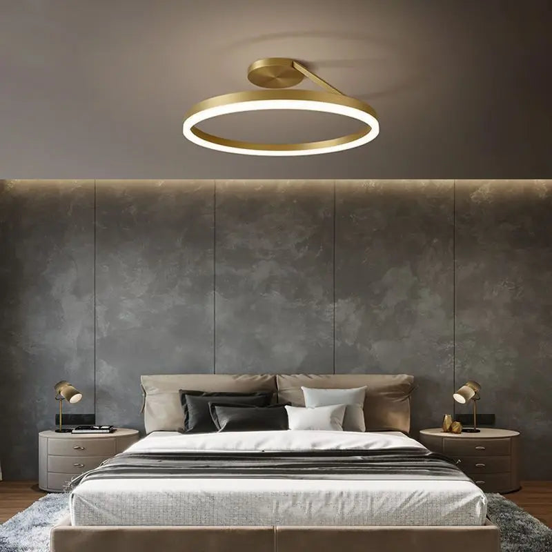 Modern LED ceiling light for elegant and bright interior décor - vue 3 sur 15