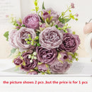Artificial silk peonies for elegant and refined décor