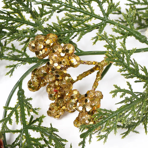 Artificial Christmas garland decoration for parties and events - vue 7 sur 7