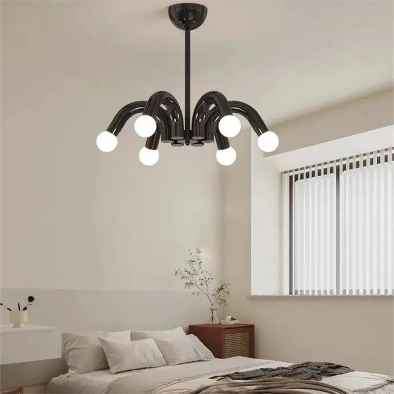 Nordic LED chandelier art deco style for elegant decor - vue 4 sur 9