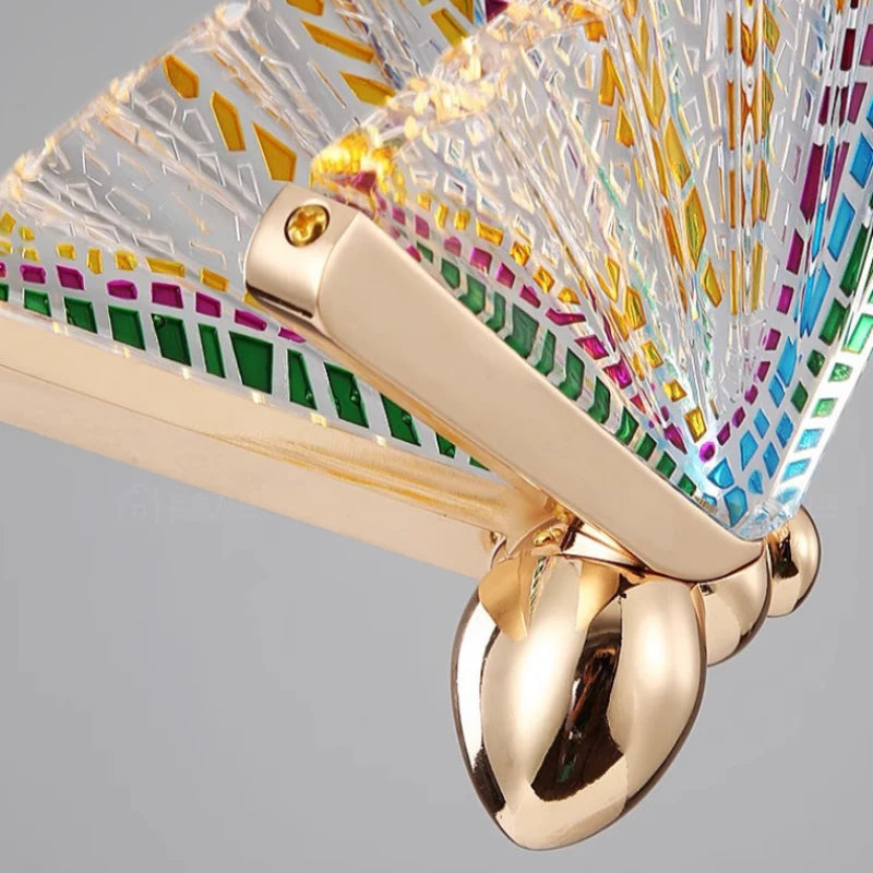 Creative butterfly chandelier light for children's room - vue 6 sur 14