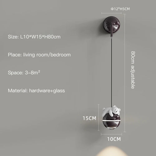 Modern LED astronaut design pendant light
