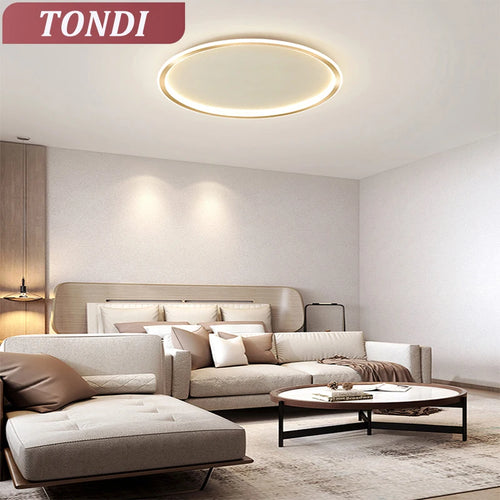 Modern simple dimmable LED ceiling light round or square