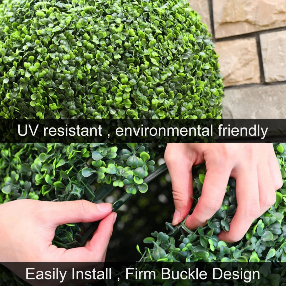 Artificial topiary ball for garden, wedding and decoration - vue 6 sur 6