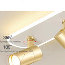 Modern LED ceiling light with spotlight for home decor