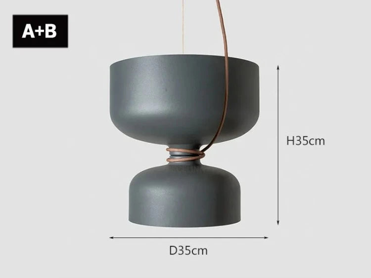 Modern Nordic LED pendant light for creative interior decor