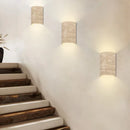 Modern decorative natural stone LED wall light