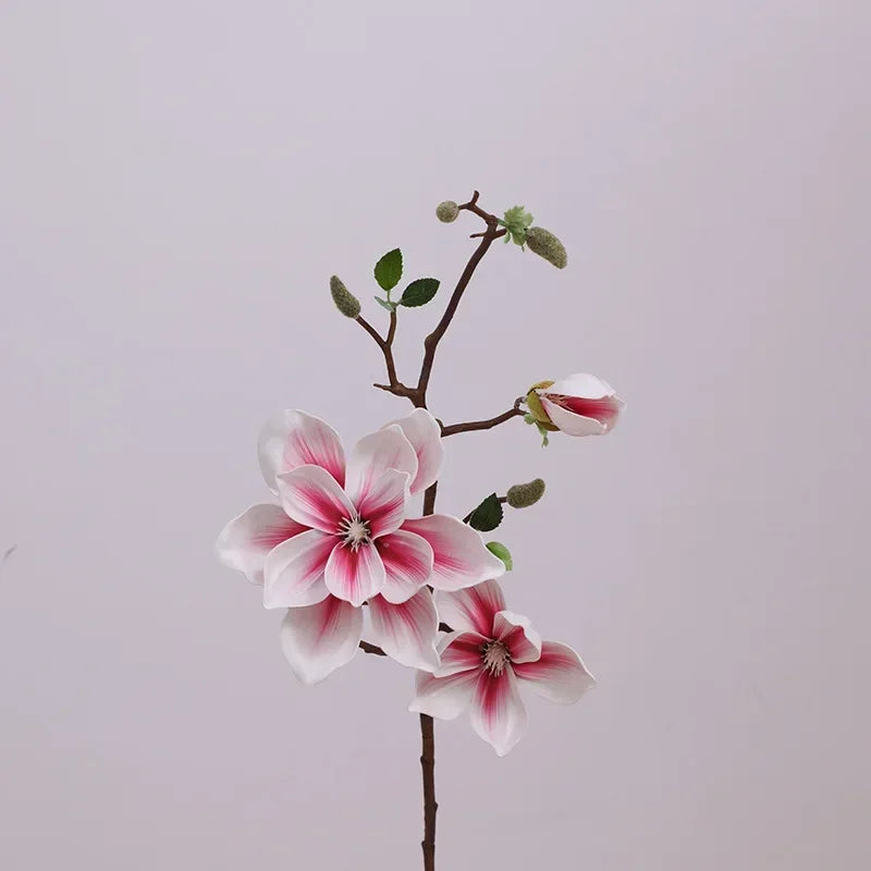 Artificial magnolia branches for indoor decoration