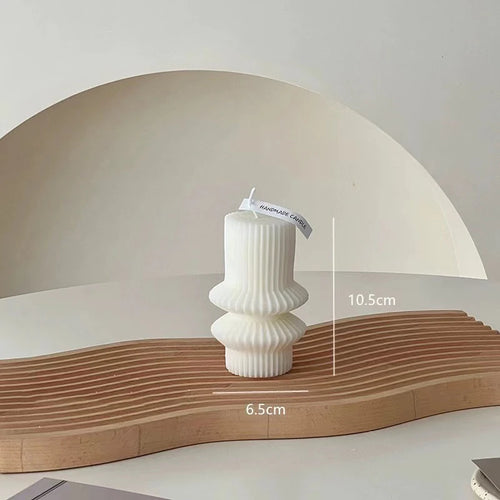 modern decor accessories luxury geometric scented candles - vue 12 sur 12