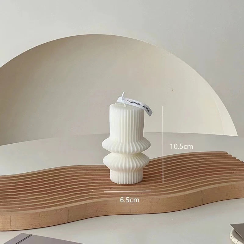 modern decor accessories luxury geometric scented candles - vue 11 sur 12