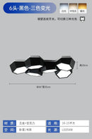 Modern ceiling light with LED for office and study