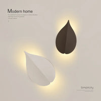 Nordic leaf LED wall lamp