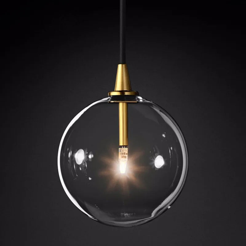Modern glass pendant light for elegant home decor
