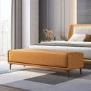 designer Italian leather stools for living room and bedroom
