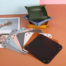 Nordic leather storage tray versatile desk organiser