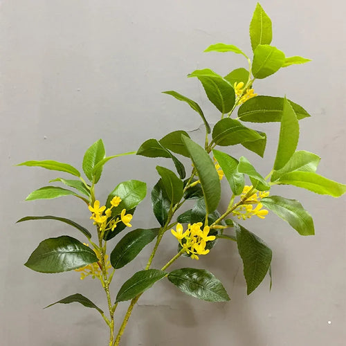 Set of 6 artificial silk osmanthus plants for commercial decoration