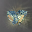 Creative luxury flower design copper wall light