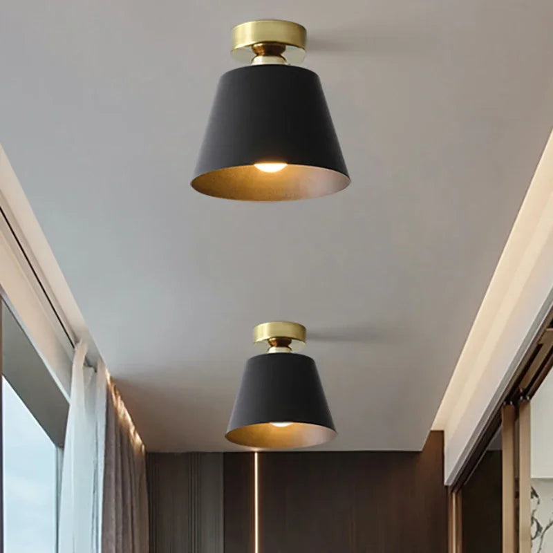 Modern vintage ceiling light high-quality decorative fixture for room, corridor or entryway