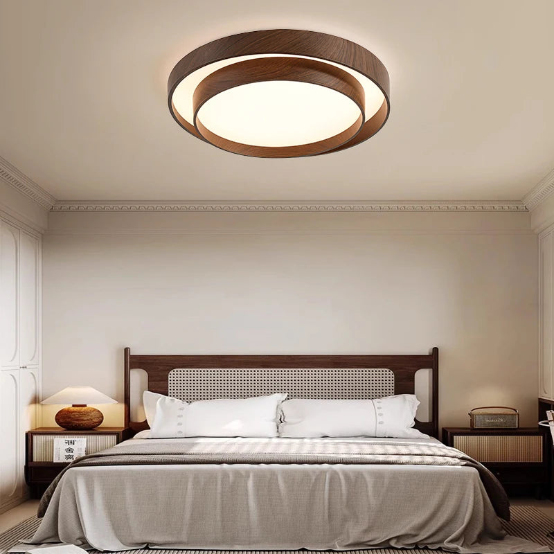 Full spectrum ceiling light with eye protection wabi-sabi design