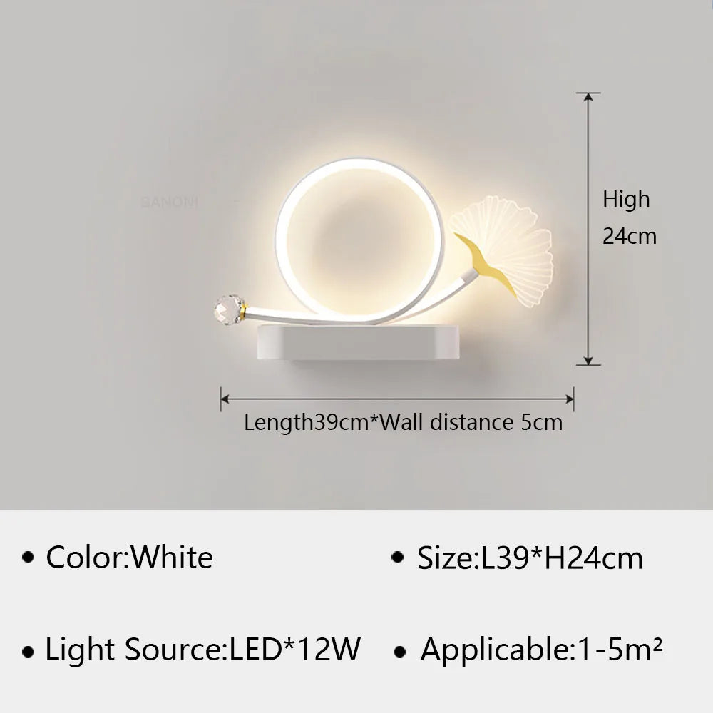 Modern LED wall light for elegant interior decor - vue 9 sur 21