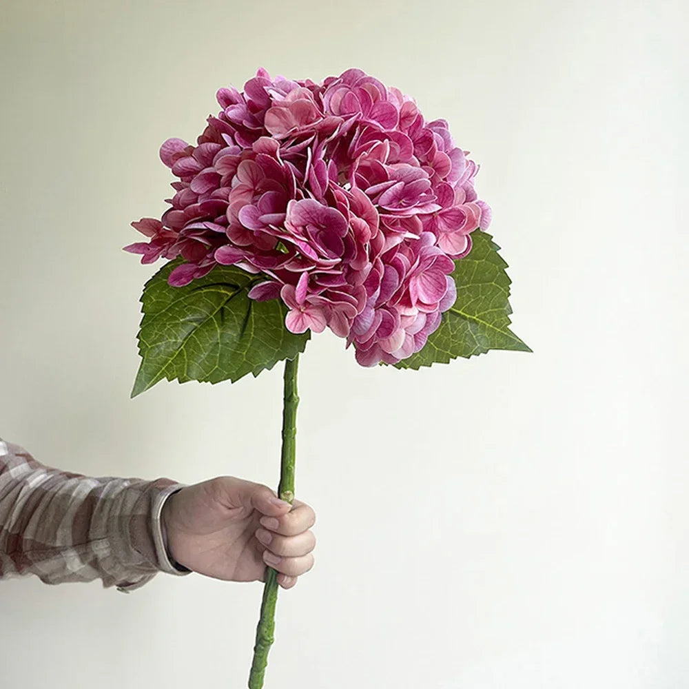 Artificial hydrangea flowers for wedding decoration and floral arrangements