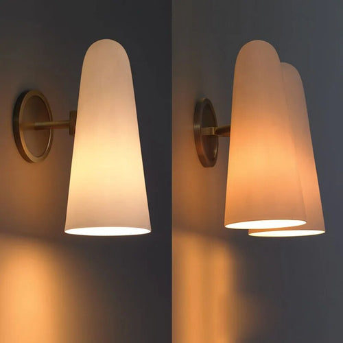American style copper wall light - vue 3 sur 8