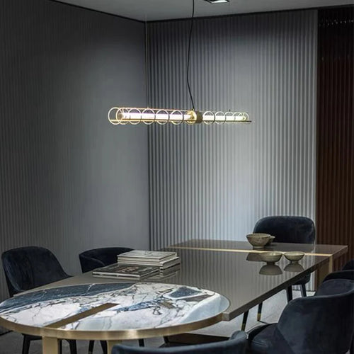 Modern glass pendant light for bar, restaurant, café and office minimalist style