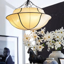 Nordic retro fabric chandelier for indoor decoration