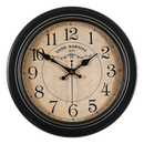 silent vintage wall clock classic metal design