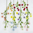 artificial flower wheels for wedding decoration