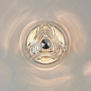 Glall chrome metal wall light for multiple uses