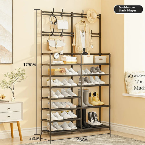 multifunctional shoe rack to save space - vue 13 sur 18