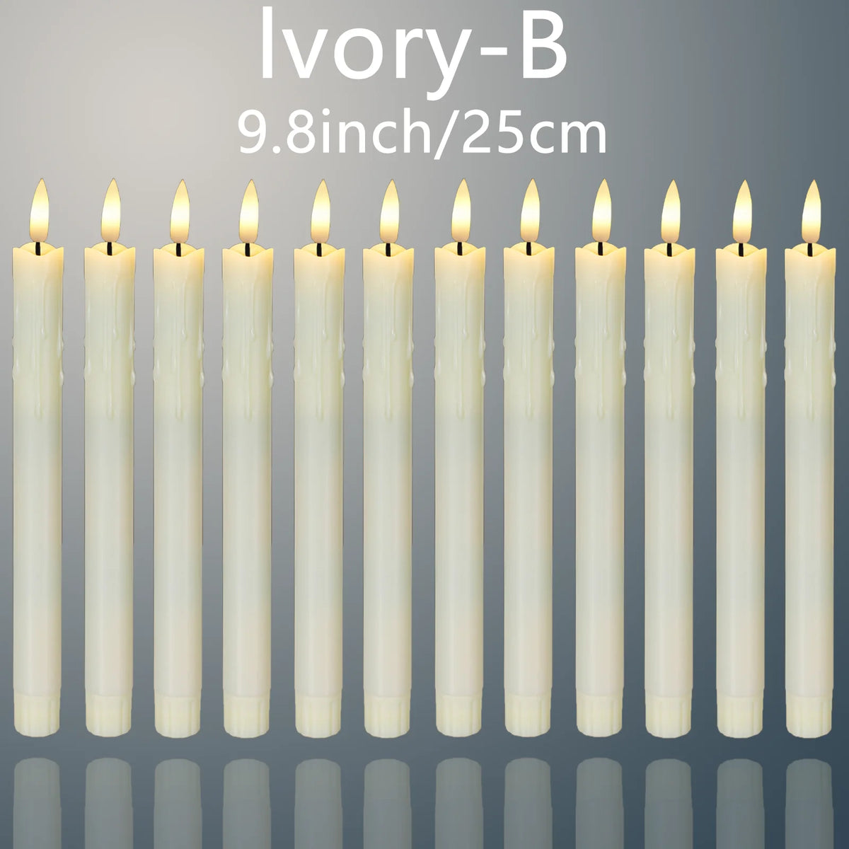 bougies LED décoratives scintillantes pour mariage et Halloween - vue 14 sur 14