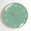 modern metal wall clock, aesthetic and silent