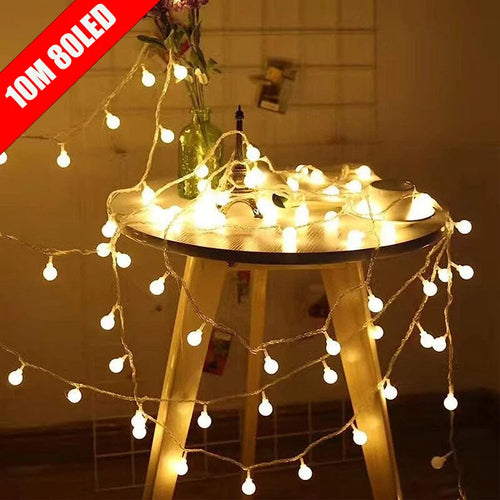 LED ball string lights for weddings, gardens and parties - vue 2 sur 9