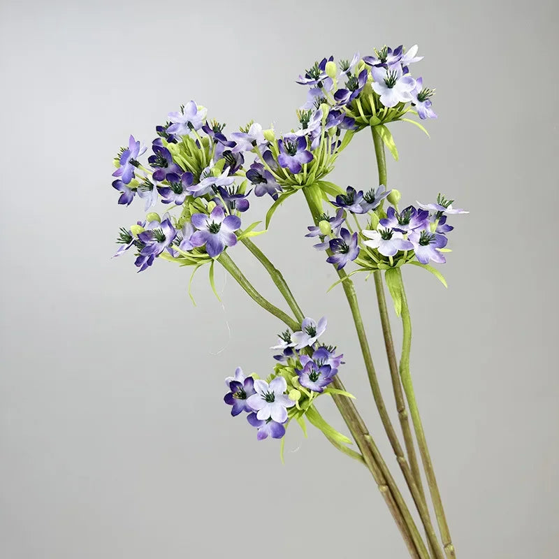 Velvet silk artificial flowers for elegant decor