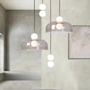 Nordic glass pendant light for modern interior decor