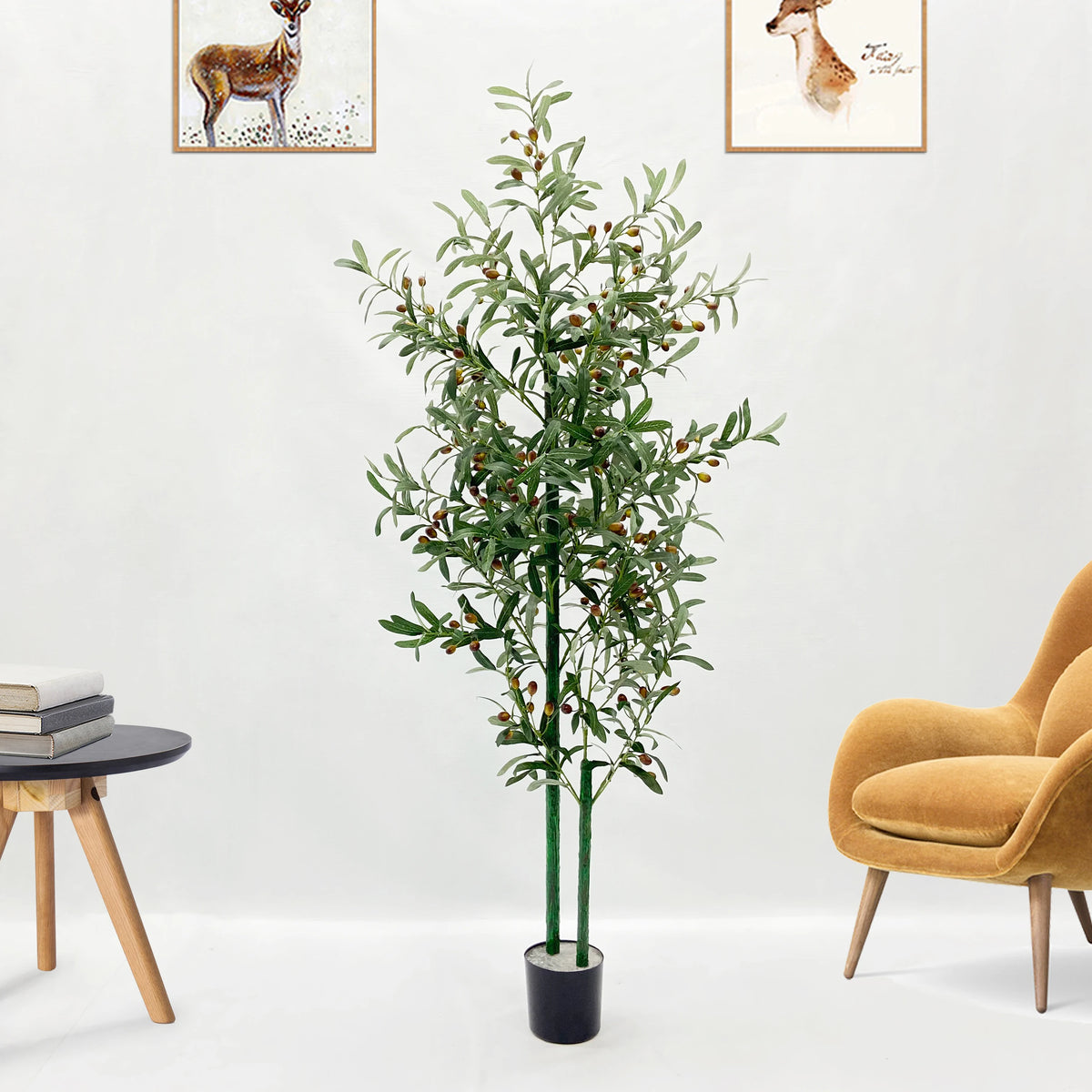 Artificial potted plant for modern interior decoration - vue 4 sur 12