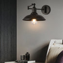 American retro foldable arm wall lamp antique reading light