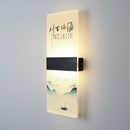Japanese acrylic wall light for modern decor