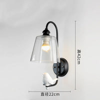 Modern resin decorative angel wall light
