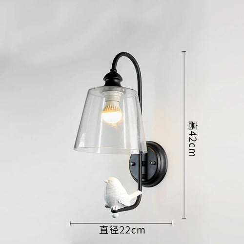 Modern resin decorative angel wall light
