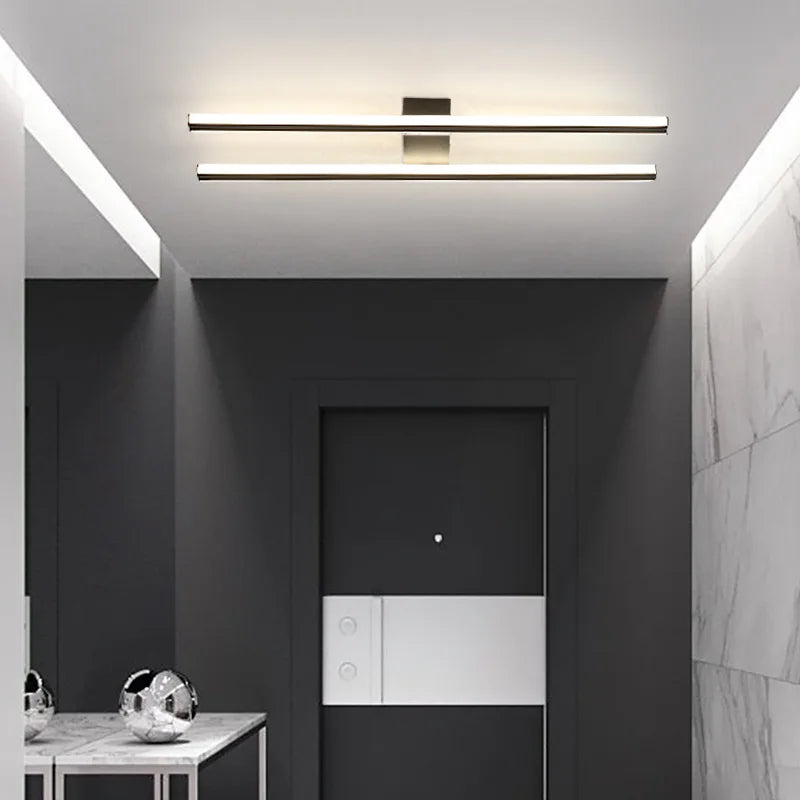 Minimalist nordic style LED wall light for indoor use