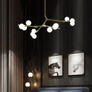 Modern glass chandelier for your interior decor