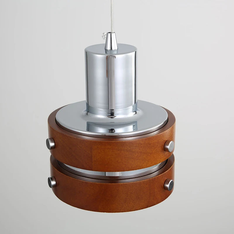 Wabi-sabi vintage retro pendant lamp for office and coffee table - vue 6 sur 8