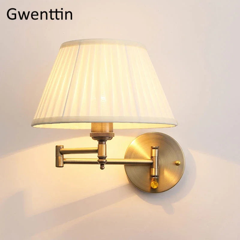 European and American style flexible wall light for home decoration