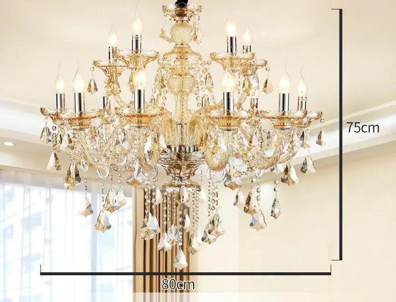 Modern crystal chandelier for elegant interior decor