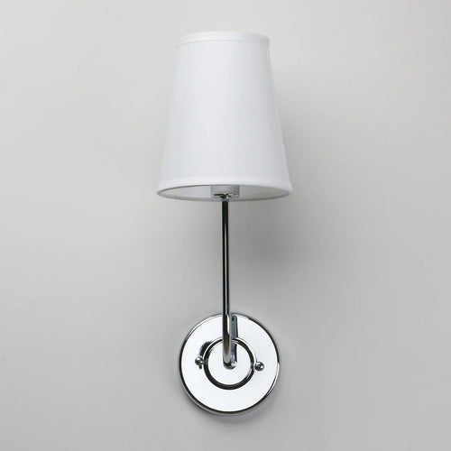 Phansthy classic single industrial wall light with flared funnel shade - vue 7 sur 10