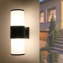 Outdoor wall light with glass and modern design